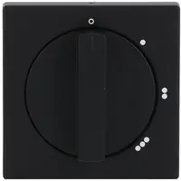 Busch-Jaeger draaiknop driestandenschakelaar met nulstand Future Linear zwart mat (2542 DR/01-885)