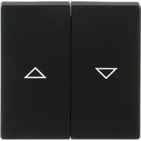 Busch-Jaeger wip jaloezieschakelaar 2-voudig Future Linear zwart mat (1785 JA-885)