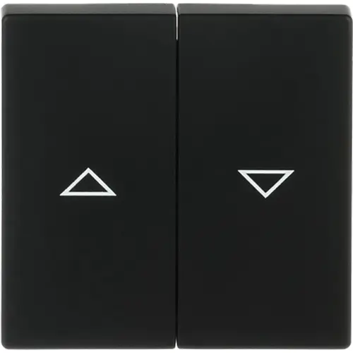 Busch-Jaeger wip jaloezieschakelaar 2-voudig Future Linear zwart mat (1785 JA-885)