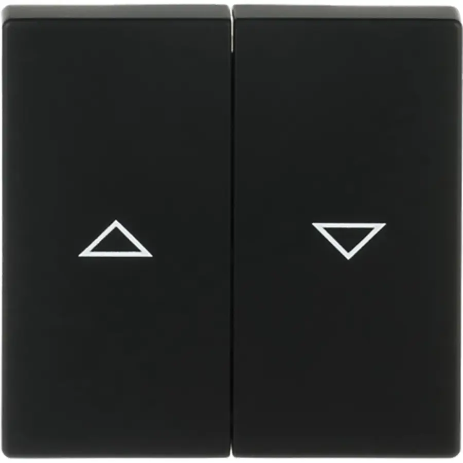 Busch-Jaeger wip jaloezieschakelaar 2-voudig Future Linear zwart mat (1785 JA-885)