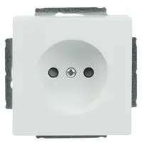 Busch-Jaeger wandcontactdoos zonder randaarde Future Linear studiowit mat (2300 UCRKS-884-503)