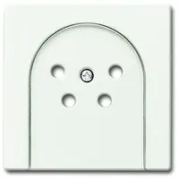 Busch-Jaeger centraalplaat voor telefoonstekker 4-pens studiowit mat (2767-884-503)