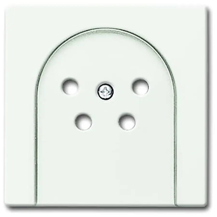 Busch-Jaeger centraalplaat voor telefoonstekker 4-pens studiowit mat (2767-884-503)