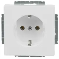 Busch-Jaeger wandcontactdoos randaarde Future Linear studiowit mat (20 EUCR-884-503)