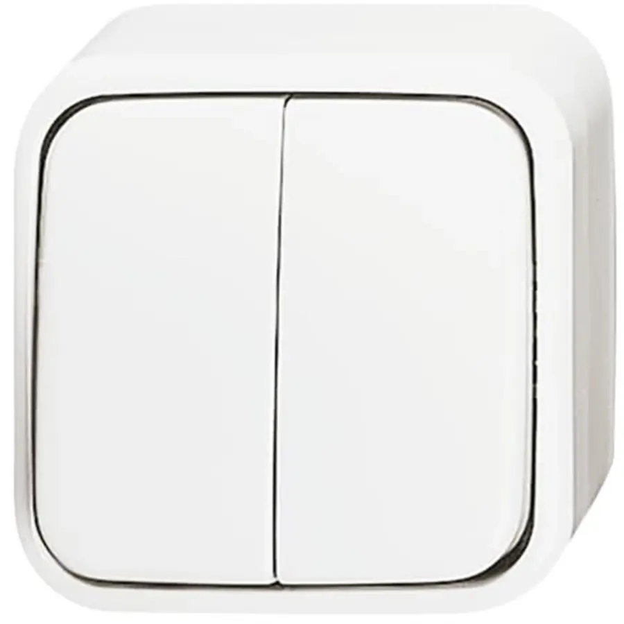 Busch-Jaeger serieschakelaar opbouw AP plus wit (2601/5 AP/11W-503)