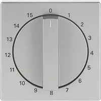 Busch-Jaeger draaigreep tijdschakelaar 15 min Pure Stainless Steel (1770-866-103)