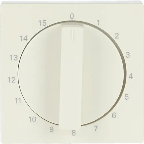 Busch-Jaeger draaigreep tijdschakelaar 15 min Future Linear creme glans (1770-82-103)