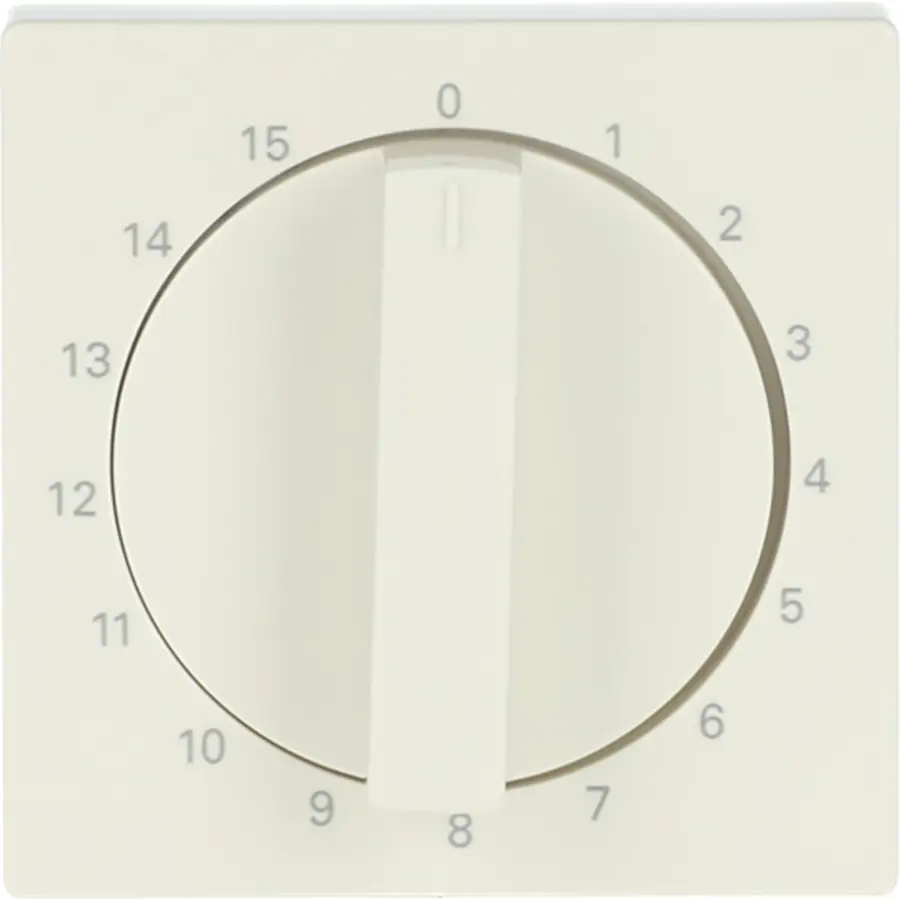 Busch-Jaeger draaigreep tijdschakelaar 15 min Future Linear creme glans (1770-82-103)