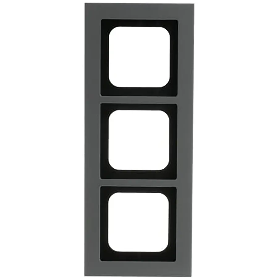 Busch-Jaeger afdekraam 3-voudig Axcent platin (1723-270)