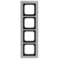 Busch-Jaeger afdekraam 4-voudig Axcent titanium (1724-276)