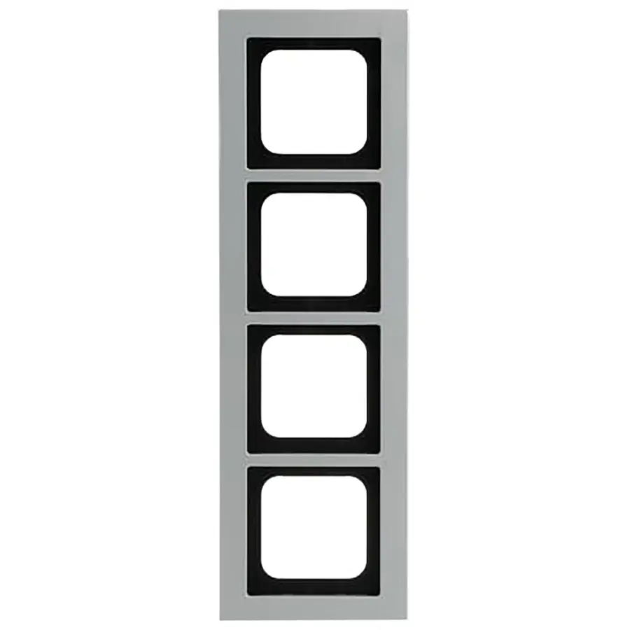 Busch-Jaeger afdekraam 4-voudig Axcent titanium (1724-276)