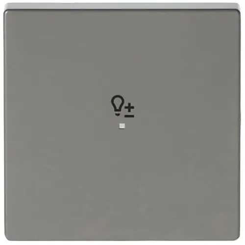 Busch-Jaeger bedieningswip 1-voudig met symbool dimmer Pure Stainless Steel (6234-10-866)
