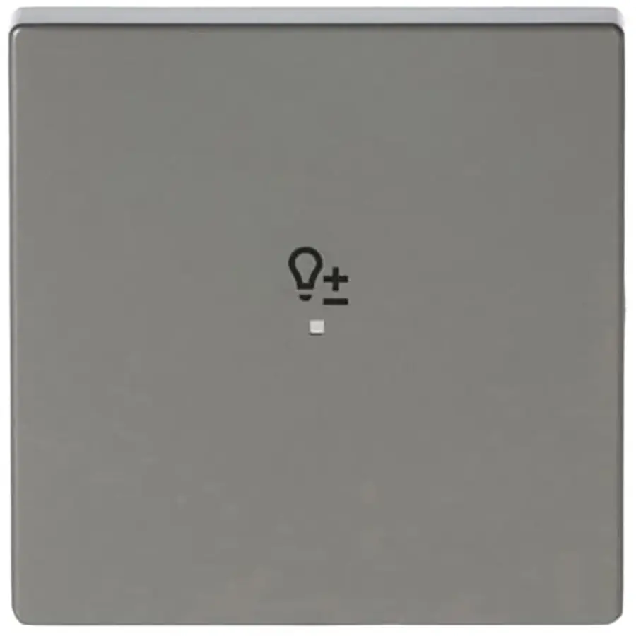 Busch-Jaeger bedieningswip 1-voudig met symbool dimmer Pure Stainless Steel (6234-10-866)