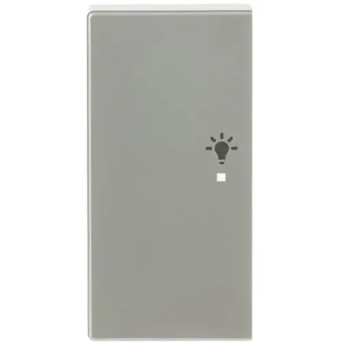Busch-Jaeger bedieningswip links symbool licht tbv bedieningselement flex 2-voudig Pure Stainless Steel (6231-21-866)