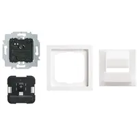 Busch-Jaeger USB-voeding powerdock set USB-C studiowit (6480/11-84)