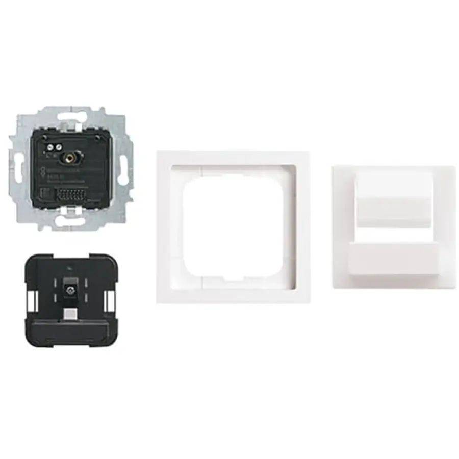 Busch-Jaeger USB-voeding powerdock set USB-C studiowit (6480/11-84)