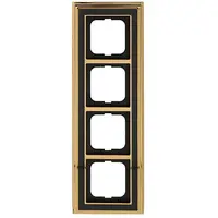 Busch-Jaeger afdekraam 4-voudig Dynasty messing antraciet (1724-835)