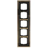 Busch-Jaeger afdekraam 5-voudig Dynasty messing antraciet (1725-835)