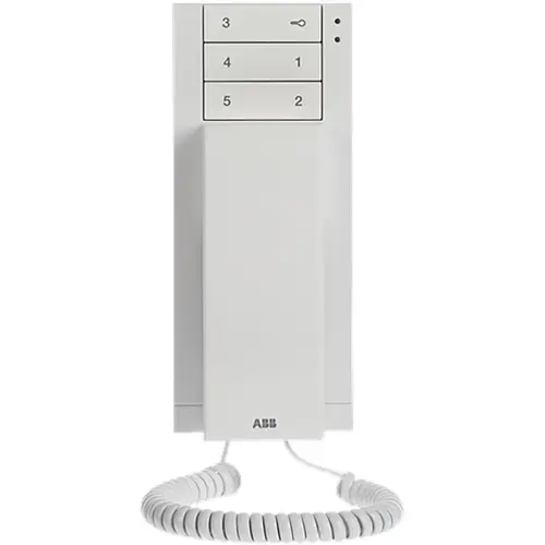 Busch-Jaeger aud hndset binpost 6knp wit (M22001-W-02) Busch-Jaeger aud hndset binpost 6knp wit (M22001-W-02)