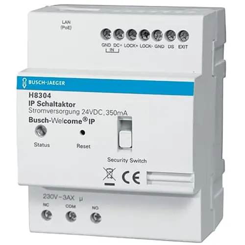 Busch-Jaeger welcome ip actuator lanpoor (H8304-03) Busch-Jaeger welcome ip actuator lanpoor (H8304-03)