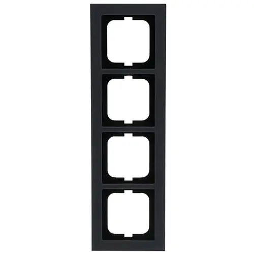 Busch-Jaeger afdekraam 4-voudig Axcent papier blauw (1724-248) Busch-Jaeger afdekraam 4-voudig Axcent papier blauw (1724-248)