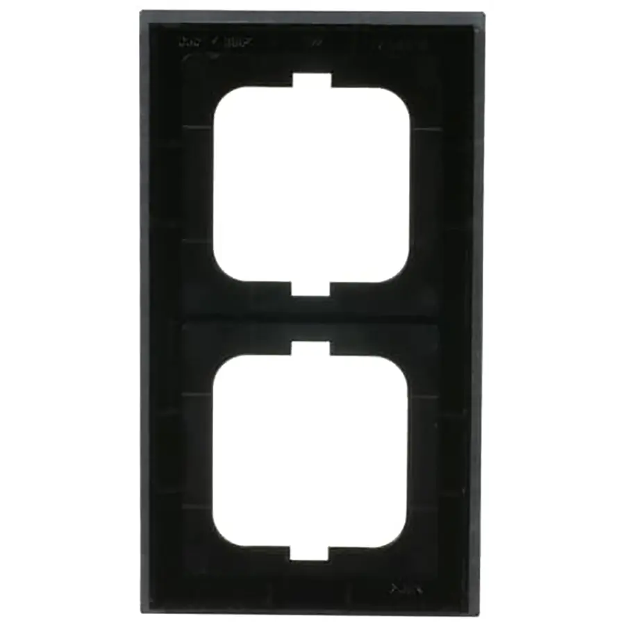 Busch-Jaeger afdekraam 2-voudig Axcent leisteen grijs (1722-290)