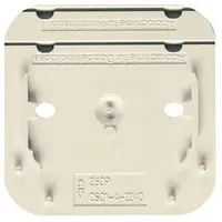 Busch-Jaeger bodemplaat 1v/2v ap creme (2609 AP)