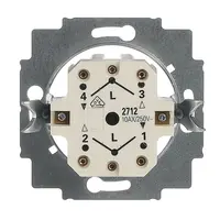 Busch-Jaeger jaloezie draaischakelaar 2-polig (2712 U)