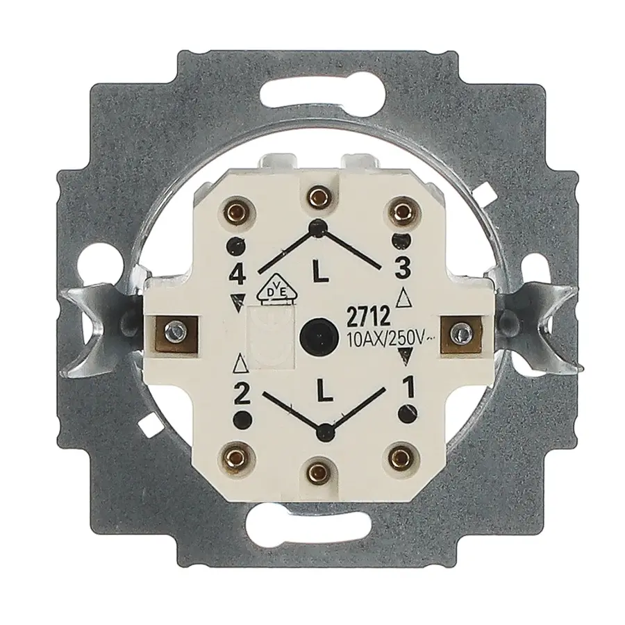 Busch-Jaeger jaloezie draaischakelaar 2-polig (2712 U)