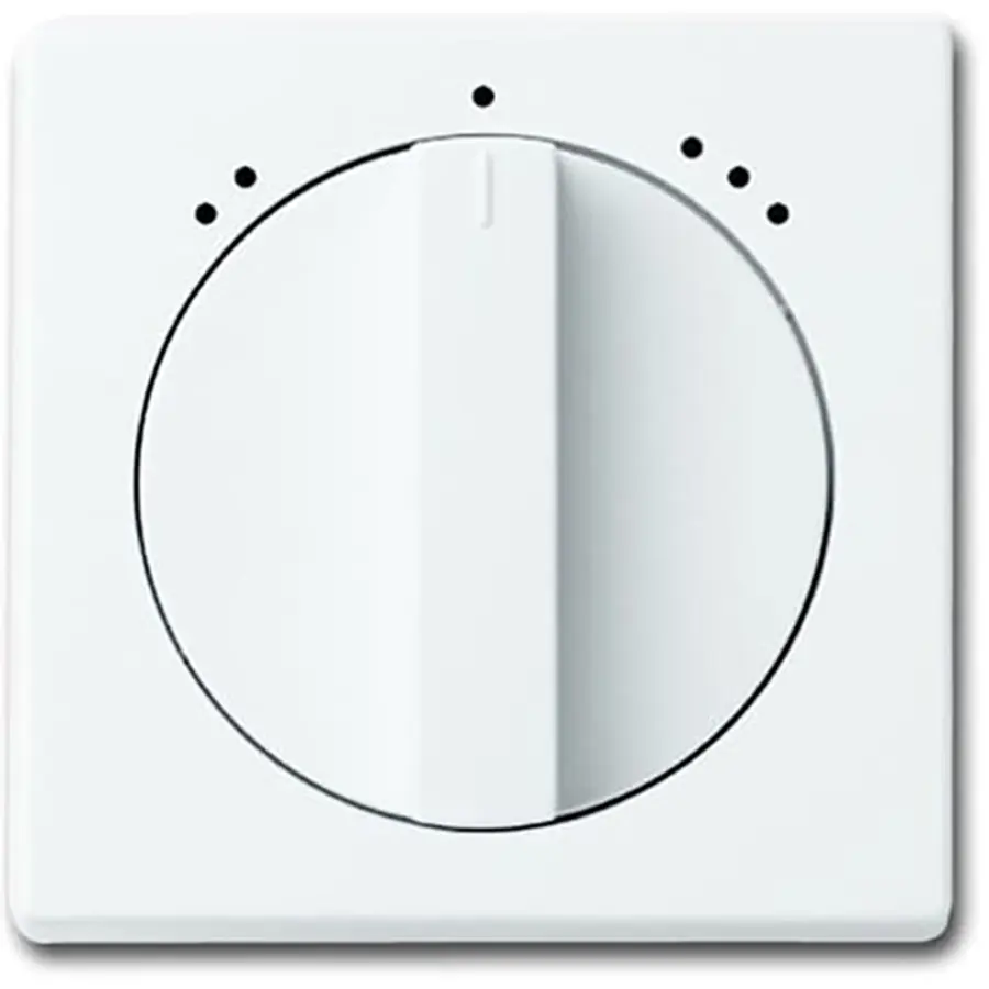 Busch-Jaeger draaiknop driestandenschakelaar Future Linear studiowit glans (1740 DRL-84-503)