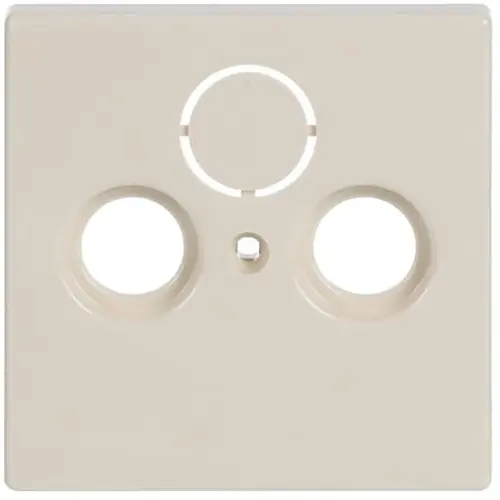 Busch-Jaeger centraalplaat antenne / COAX wandcontactdoos creme (1743-82)