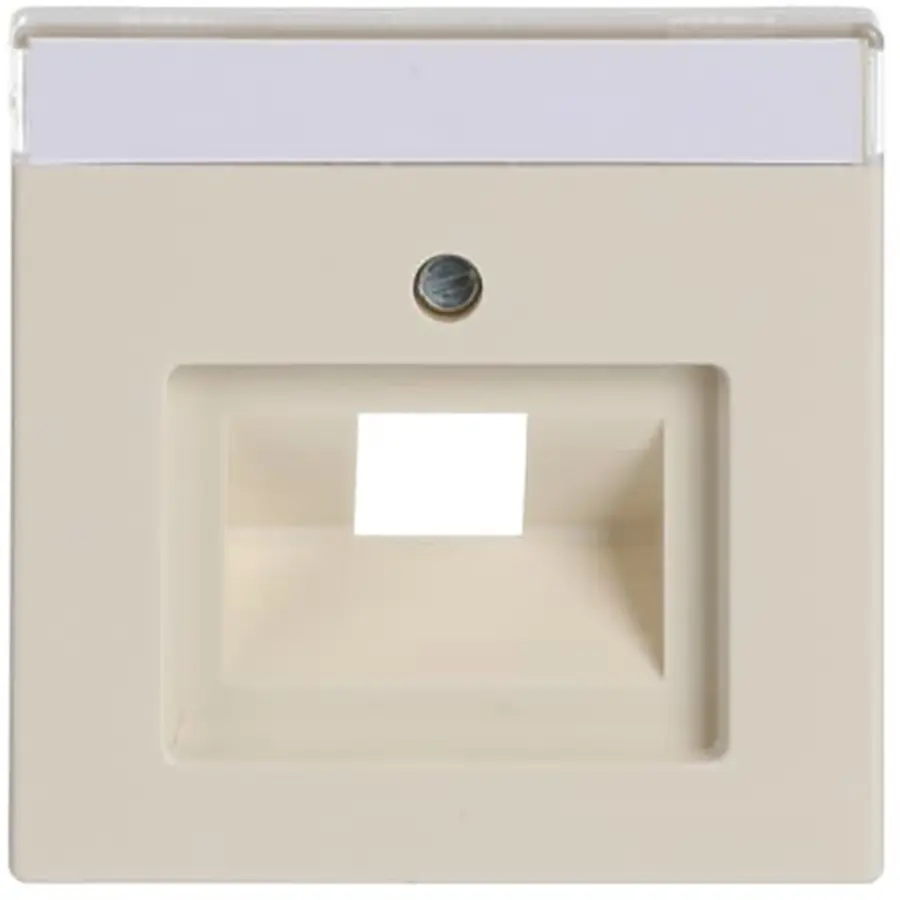Busch-Jaeger centraalplaat RJ45 wandcontactdoos creme (1803-82)