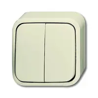 Busch-Jaeger serieschakelaar opbouw AP plus creme (2601/5 AP/11-503)