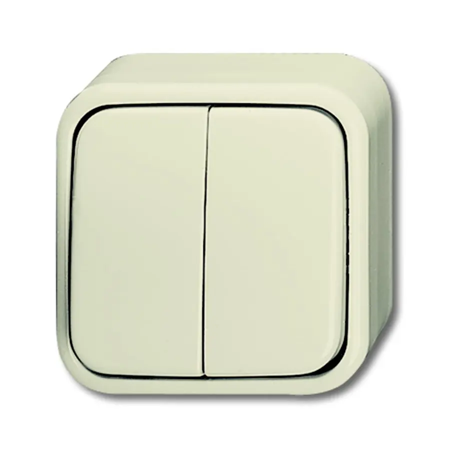 Busch-Jaeger serieschakelaar opbouw AP plus creme (2601/5 AP/11-503)