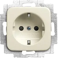 Busch-Jaeger wandcontactdoos randaarde Safety+ met LED-oriëntatieverlichting Standaard SI (20 EUCBLI-212)