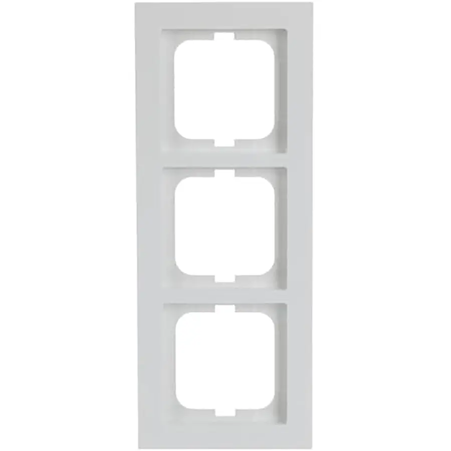 Busch-Jaeger afdekraam 3-voudig Axcent studiowit glans (1723-284)