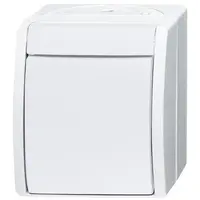 Busch-Jaeger 2-polige schakelaar opbouw Ocean IP44 alpinwit (2601/2 W-54)