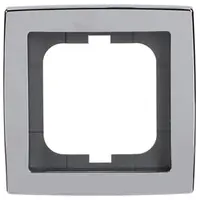 Busch-Jaeger afdekraam 1-voudig Solo chroom glans (1721-80G)