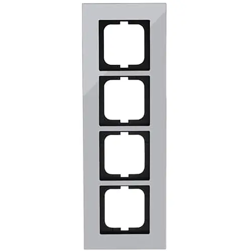 Busch-Jaeger afdekraam 4-voudig Carat chroom (1724-826-101) Busch-Jaeger afdekraam 4-voudig Carat chroom (1724-826-101)