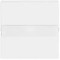 Busch-Jaeger schakelwip tekstveld en controlelicht Future Linear studiowit glans (1764 NLI-84)