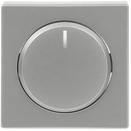 Busch-Jaeger dimmerknop draai/druk dimmer Future Linear aluzilver (6540-83-102)