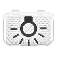 Busch-Jaeger impulsdrukkersymbool licht symbool opbouw AP plus transparant (2145 LI)