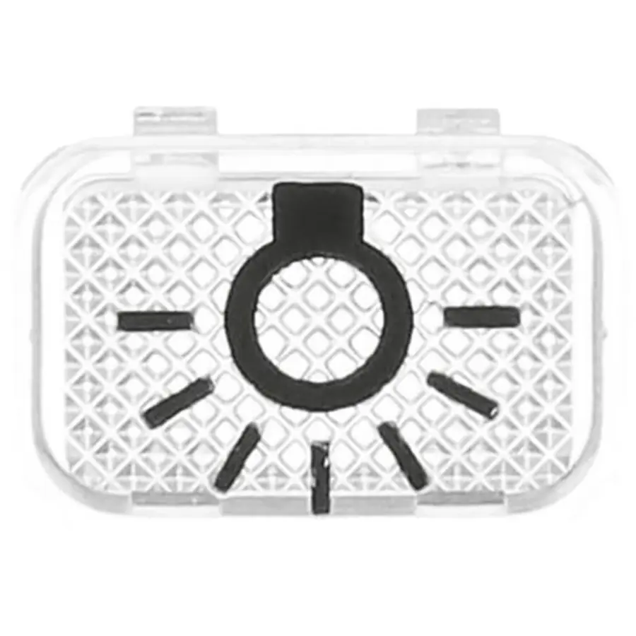 Busch-Jaeger impulsdrukkersymbool licht symbool opbouw AP plus transparant (2145 LI)