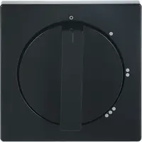 Busch-Jaeger draaiknop driestandenschakelaar met nulstand antraciet glans (2542 DR/01-81)