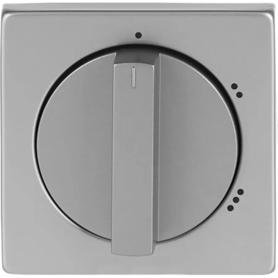 Busch-Jaeger draaiknop driestandenschakelaar Pure Stainless Steel (2542 DR/02-866)