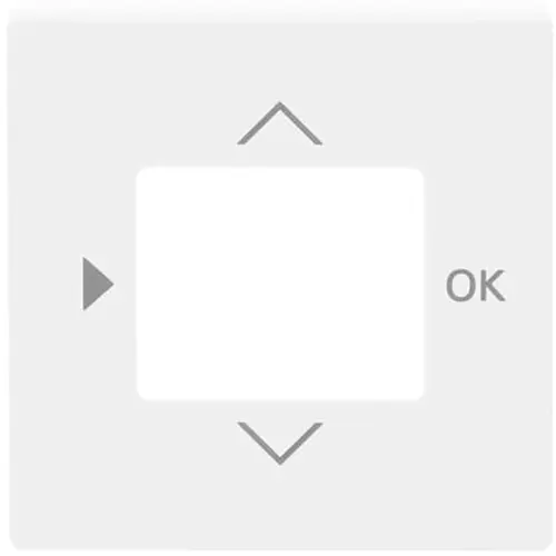 Busch-Jaeger centraalplaat voor timer en thermostaat studiowit (6435-84)