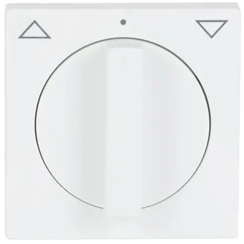 Busch-Jaeger draaiknop jaloezieschakelaar Future Linear studiowit mat (1740-884)