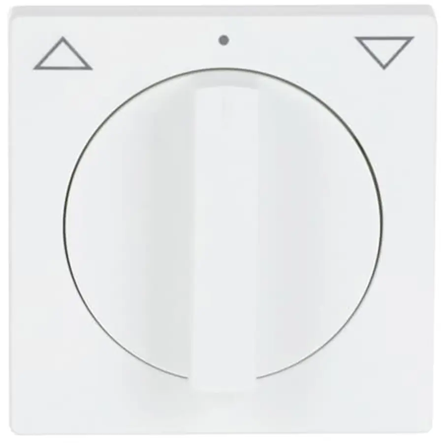 Busch-Jaeger draaiknop jaloezieschakelaar Future Linear studiowit mat (1740-884)