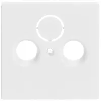 Busch-Jaeger centraalplaat antenne / COAX wandcontactdoos studiowit mat (1743-884)