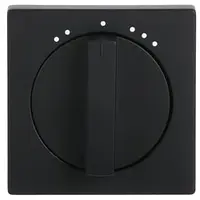 Busch-Jaeger draaiknop driestandenschakelaar Future Linear zwart mat (1740 DRL-885-503)